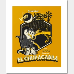 Crypto Tourism : El Chupacabra Posters and Art